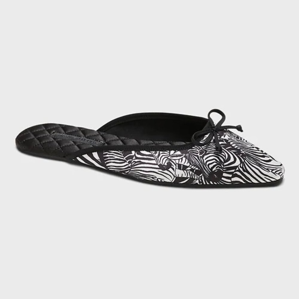 Banana Republic Zebra Print Slipper